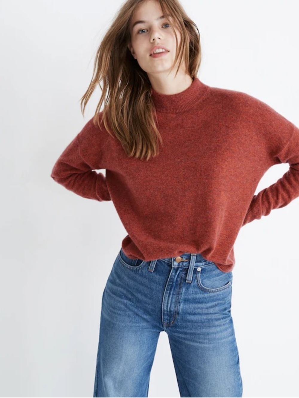 Madewell Mockneck Sweater